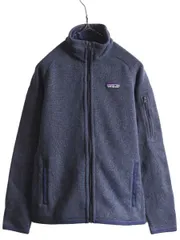 【お得なクーポン配布中!】 18年製 パタゴニア ベターセーター ジャケット レディース S 古着 Patagonia アウトドア フリース フルジップ ハイネック ブルゾン 企業 紺