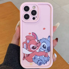 ★輸入雑貨★ディズニー　スティッチ　カップル　iPhoneケース