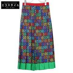 GUCCI - ⚫︎GUCCIグッチ日本未入荷ピンク花柄青地×白縄目模様