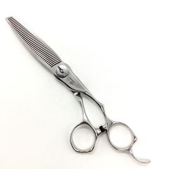 【ミズタニシザーズ ミズタニシザーMIZUTANI SCISSORS】SWORD THINNING 40正刃 オフセット シザー セニング 美容ハサミ すきばさみ 美容師 理容師 約20% 右利き 6インチ 中古 sc1939