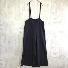 SONNY LABEL サニーレーベル　ワイドサロペットパンツ　黒　レディース　Fサイズのサムネイル