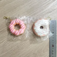 ドーナツ ミニチュア キーリング ガチャ ボールチェーン 装飾 未開封 2 種 まとめ売り