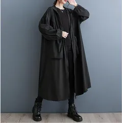 新品 2026新作 モード系  個性的 大きいサイズ レディース パーカー　ワンピース　ロング　春 秋冬 新品 長袖