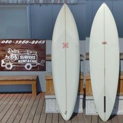 送料別途ご請求 ミッドレングス トラビスレイノルズ 6’7ft　シングルフィン サーフボード Travis Reynolds Surfboards Made in USA California サーフィン Singlefin