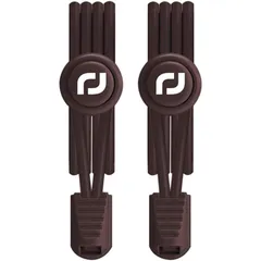 ゴム製結ばない 靴紐 スニーカー 伸びる 靴紐 ほどけない 簡単取り付け 脱ぎ履きが楽々 子供から高齢者まで対応 一足分 / 030 茶色