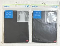 【2枚セット】 未使用　デオドラントメッシュタンクトップ　エアリズム ユニクロ　UNIQLO  XSサイズ　メンズ
