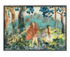 09700ボリス グリゴリエフ Troll A3 サイズ ポスター アート おしゃれ 絵画 インテリア 北欧 イラスト マット紙 艶消し アートパネル 額 フレーム デザイン 壁掛け ギフト 新築祝い ディスプレイ 