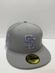 Newera サンディエゴパドレス 40thアニバーサリー 59fifty フィッティドキャップ パープルスモークカラー
