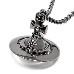 Vivienne Westwood ヴィヴィアン ウエストウッド ネックレス 63020097 S001 CN NEW TINY ORB PENDANT ニュー タイニー オーブ ペンダント ガンメタル系