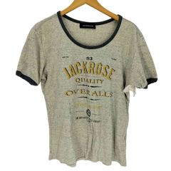 ジャックローズ JACKROSE LOT No. 93 プリント リンガー Tシャツ 霜降り メンズ JPN：M 