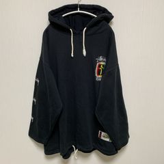 OLD STUSSY オールド ステューシー  ブート ラスタ パーカー フーディー プルオーバー 黒タグ