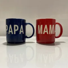 George's ジョージズ パパママ ペアマグカップ　(管理番号：PLS6900)
