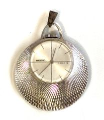 稼動品 SEIKO 21-7160 手巻き セイコー ペンダントウォッチ 懐中時計 WGP 現状品