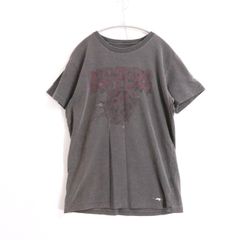 【中古A】Duffer ダファー M メンズ 半袖Tシャツ ヴィンテージ加工 シングルステッチ 製品染め グレー 中古A 古着