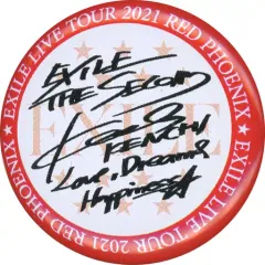 【中古】バッジ・ピンズ 橘ケンチ(サイン) RED PHOENIX 缶バッジ 「EXILE 20th ANNIVAERSARY EXILE LIVE TOUR 2021 ”RED PHOENIX”」