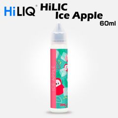 HiLIQ / Ice Apple 60ml アイスアップル ハイリク リキッド 電子タバコ VAPE ベイプ ボトル 大容量 ニコチン0mg ニコチンゼロ 清涼剤 本体 禁煙 減煙 水蒸気 ベ