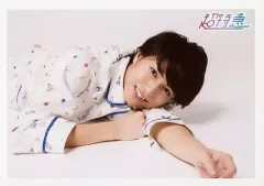 【中古】生写真(男性) 超特急/タカシ(松尾太陽)/横型・上半身・衣装白・パジャマ・左腕伸ばし・背景白/生写真セット 第21弾
