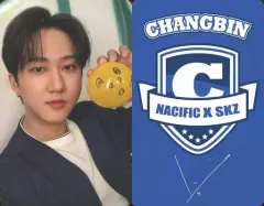 【中古】コレクションカード(男性) Stray Kids/Changbin(チャンビン)/裏面印刷サイン入り/「NACIFIC×Stray Kids」ヒアルブースタースペシャルセット購入特典フォトカード