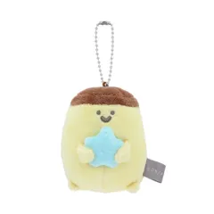 お文具といっしょ マスコット ぬいぐるみキーホルダー ふわふわナイト プリンさん サンスター文具 プレゼント キャラクター グッズ 