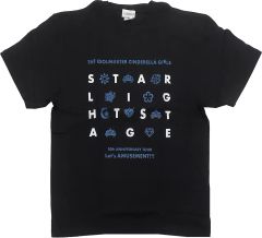 [중고] 티셔츠 로고 공식 티셔츠 블랙 XL 사이즈 [THE IDOLM @ STER CINDERELLA GIRLS STARLIGHT STAGE 10th ANNIVERSARY TOUR]