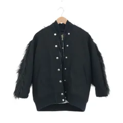 【新品・タグ付き】DIESELブラックファー付きフードジャンパー フェイクファー DIESEL(ディーゼル) アウター・ジャケット
