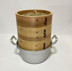 せいろ蒸し器 4点セット 杉製セイロ (15cm)