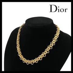 美品✨クリスチャン　ディオール　ロング　ネックレス　ゴールド　喜平　チェーン Christian Dior クリスチャンディオール ロゴ 喜平 ロング