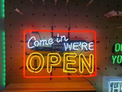 オーダーメイド　OPEN  ネオン管 店舗用　アメリカン　LED オリジナル