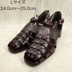 【新品 訳あり】イング　Tストラップグルカシューズ　Lサイズ　ダークブラウン