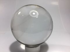 65.3mm：天然石水晶玉・白水晶球（Crystal Ball）：天然石水晶球鑑別書付：品質評価＝高品質AA：商品管理No,8415：パワーストーン「守護石・開運」置物に最適