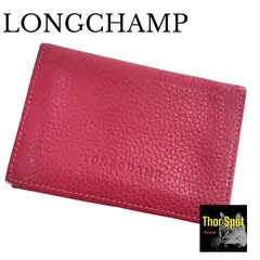 LONGCHAMP ロンシャン 名刺入れ カードケース 定期入れ ピンク
