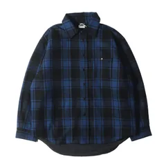 VETEMENTS ヴェトモン ジャケット サイズ:XS 21SS オーバーサイズ チェック ウール 裏地キルティング シャツジャケット (PADDED FLANNEL SHIRT) ブルー ブラック トップス カジュアルシャツ【メンズ】のサムネイル