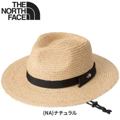 ノースフェイス 帽子 メンズ 麦わら帽子 THE NORTH FACE ラフィアブレイドハット 中折れ帽 男性用 天然素材 ストローハット アウトドア カジュアル ナチュラル シンプル 通気性 紳士用 メンズ用ハット ウェア アクセサリー ブランド 