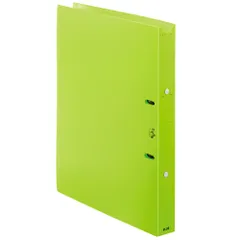 （まとめ買い）プラス たすけあシリーズ 利用者カルテ リングファイル 2リング(背幅33mm) A4縦 グリーン FL-808RF 【3冊セット】