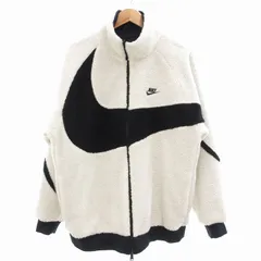 ナイキ NIKE BIG SWOOSH BOA JACKET フルジップ リバーシブル XL 白 ホワイト 紺 ネイビー BQ6546-114 /UO ■GY01のサムネイル