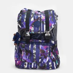 KIPLING キプリング EXPERIENCE Urban Flower リュック リュックサック バックパック ブルー パープル マルチカラー モンキー K14938 10X
