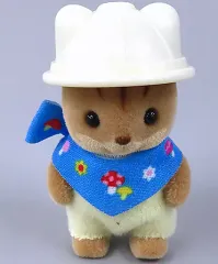 【中古】おもちゃ くるみリスの赤ちゃん 赤ちゃんコレクション～たんけん!ひみつの森シリーズ～ 「シルバニアファミリー キラキラくじ ～ひみつの森であそぼ～」 F賞