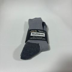 ヘルスニット　ソックス　靴下 Healthknit  SOCKS　日本製　新品　グレー