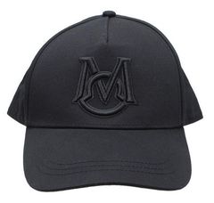 MONCLER ベースボールキャップ ブラック - メルカリ