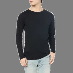 【特価セール】長袖 厚手インナーシャツ 暖かい 防寒着 綿100% 裏起毛 あったかインナー HM4-Q506A [ヘインズ] メンズ