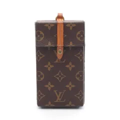 LOUIS VUITTON ルイ・ヴィトン ボックス フォンケース モノグラム 携帯・スマホアクセサリー