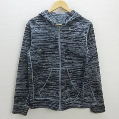 G■ナイキ/NIKE DRY-FIT フルジップパーカー/裏起毛【S】黒系/men's/26【中古】■