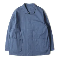 STEVEN ALAN スティーブンアラン ジャケット サイズ:XL ブラッシュ ツイル フライトフロント ワークジャケット BRSH TWILL FLY WORK JACKET アウター カバーオール コート 比翼仕立て ブルー 【メンズ】のサムネイル
