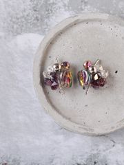 grain of light silver/amethyst