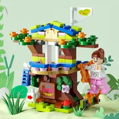 8732-3 ツリーハウス レゴ ブロック 互換 キット LEGO 互換品 シティ 知育玩具 プレゼント ミニフィグ 全国送料無料　新品　未使用品 安い追跡なし(ゆうメール他) 