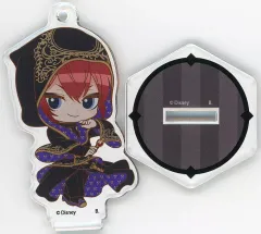 【中古】キーホルダー リドル・ローズハート 「ハピクロ! ディズニー ツイステッドワンダーランド オリジナルイラスト 式典服 アクリルスタンドキーホルダー」