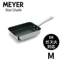 卵焼き器 玉子焼き器 エッグパン 角型 IH対応 ステンレス製 スターシェフ4 エッグパン18×13cm 箱入