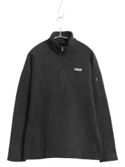 【お得なクーポン配布中!】 パタゴニア ベターセーター ハーフジップ レディース L 18年製 アウトドア 裏起毛 セーター フリース プルオーバー ジャケット ブルゾン 黒