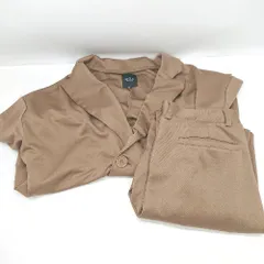 ◇ ⊇ G.O.C W ジャケット パンツ セットアップ サイズM ブラウン系 レディース E  【1502200004868】