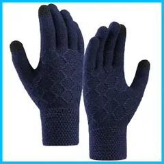 【数量限定】雪 カジュアル 暖かい シンプル チェック ノルディック 防寒 ニット メンズ グローブ 手袋 NT111 [ホワイトファング]